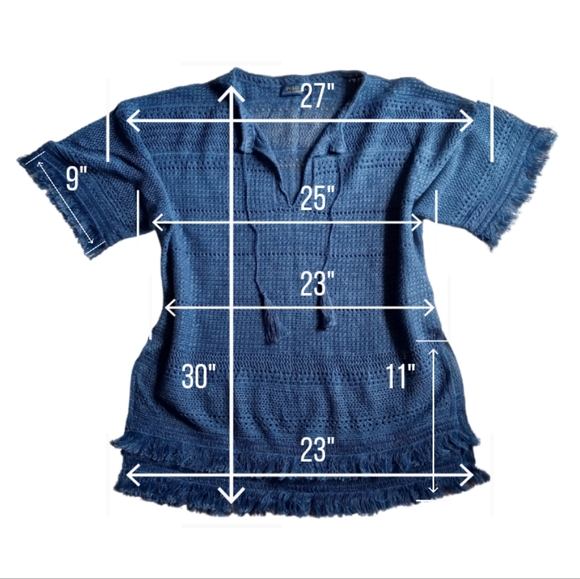 RALPH LAUREN Crochet Linen Tunic - Picture 10 of 10